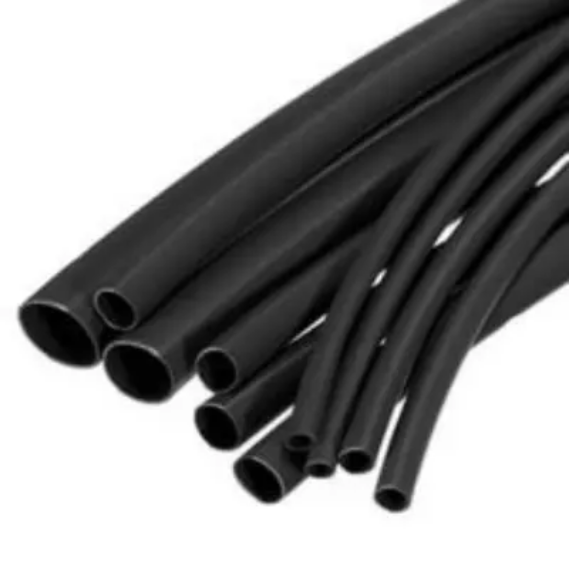 Picture of Heat Shrink Dual Wall 6mm Black Adhesive Lined 1.2m Length 3:1 Shrink Ratio