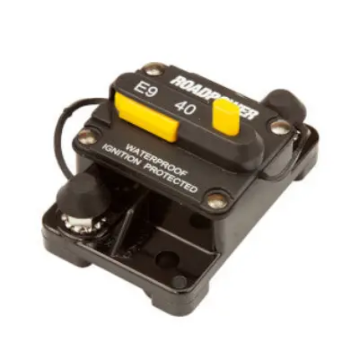 Picture of Thermal Circuit Breaker 12-48V 50A Manual Reset Ign. Protected Surface Mount IP67