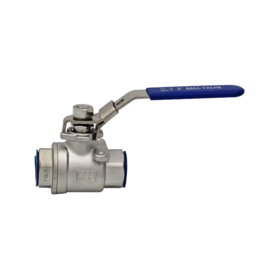 Picture of Ball Valve, Stainless 316, 2 piece, F/F, 1/4" BSP, Lockable