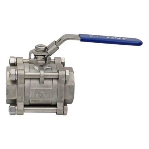 Picture of Ball Valve, Stainless 316, 3 piece, F/F, 1 1/4" BSP