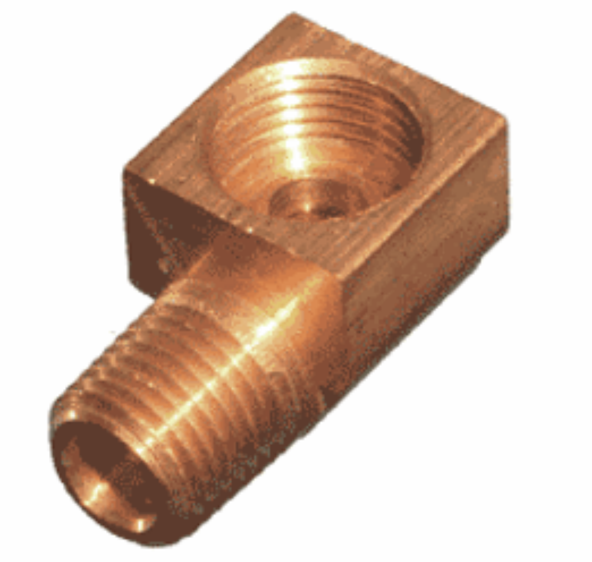 Picture of Elbow, Inv Flare, 90deg, 3/8" Tube x 1/4" NPT-M