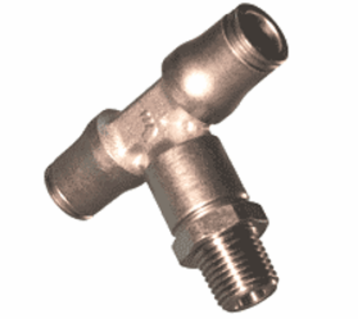 Picture of Male Branch Tee, NP Push Fit, 1/2" x 1/2" BSP, Swivel