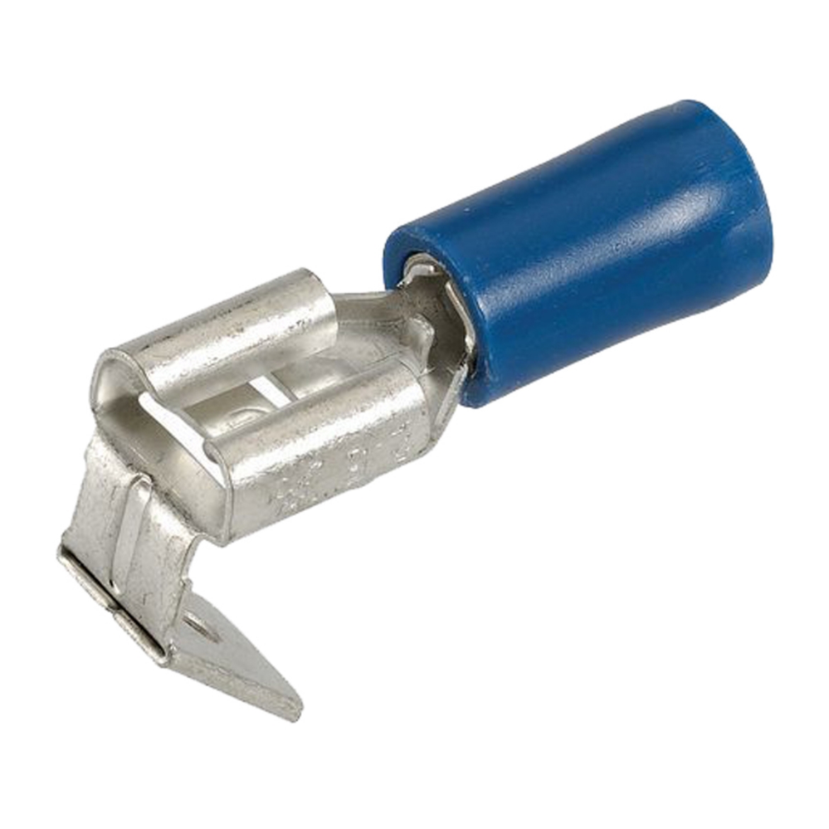 Picture of Crimp Terminal, Piggyback, Male Female, Blue, 6.4 x 0.8mm, Pkt.100 (Alt. QKC34)