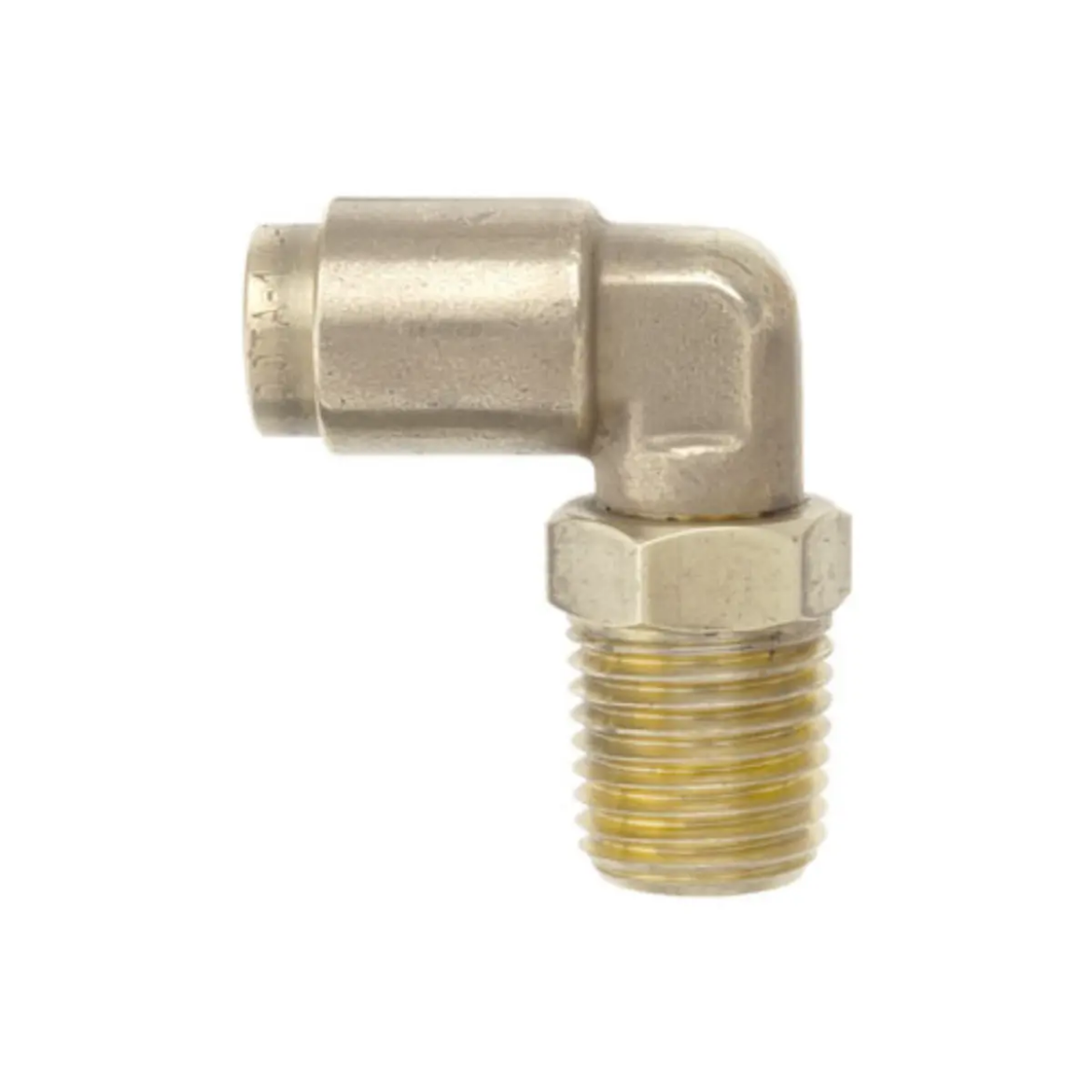Picture of Male Elbow, 90deg, A/B Quick Fit, M6 x 1/8" NPT, Swivel