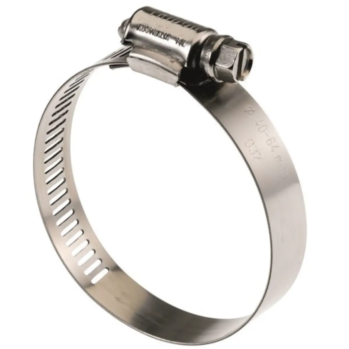 Picture of Clamp, Worm Drive, 78-102mm, All S/S, Slotted