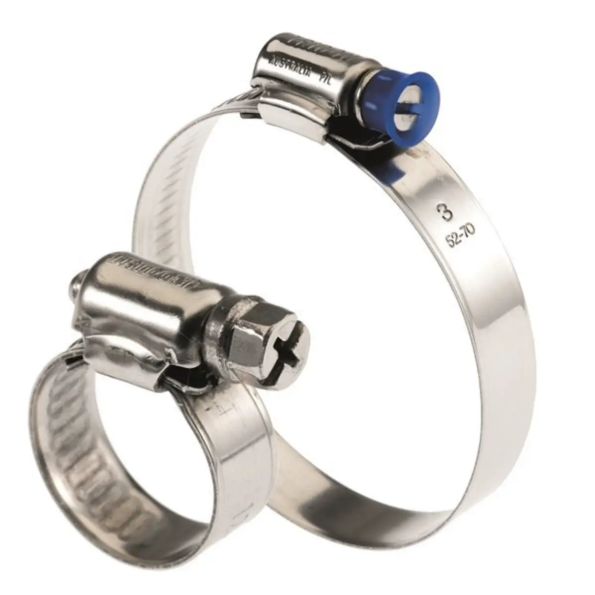 Picture of Clamp, Worm Drive, 52-70mm, All S/S, Solid Band (50-70mm)