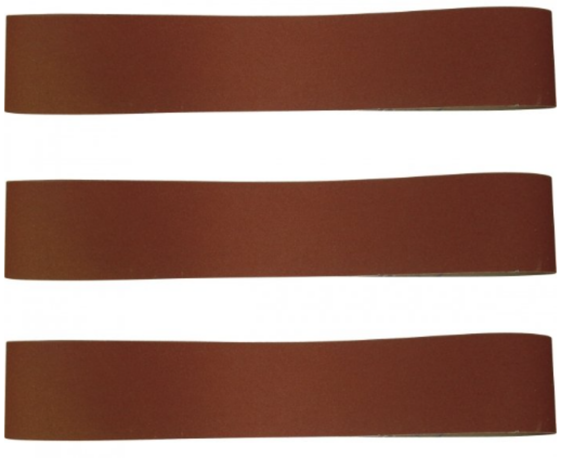 Picture of Linishing Belt, 1220 x 100mm (48" x 4"), Aluminium Oxide, 120 Grit, Pkt.3