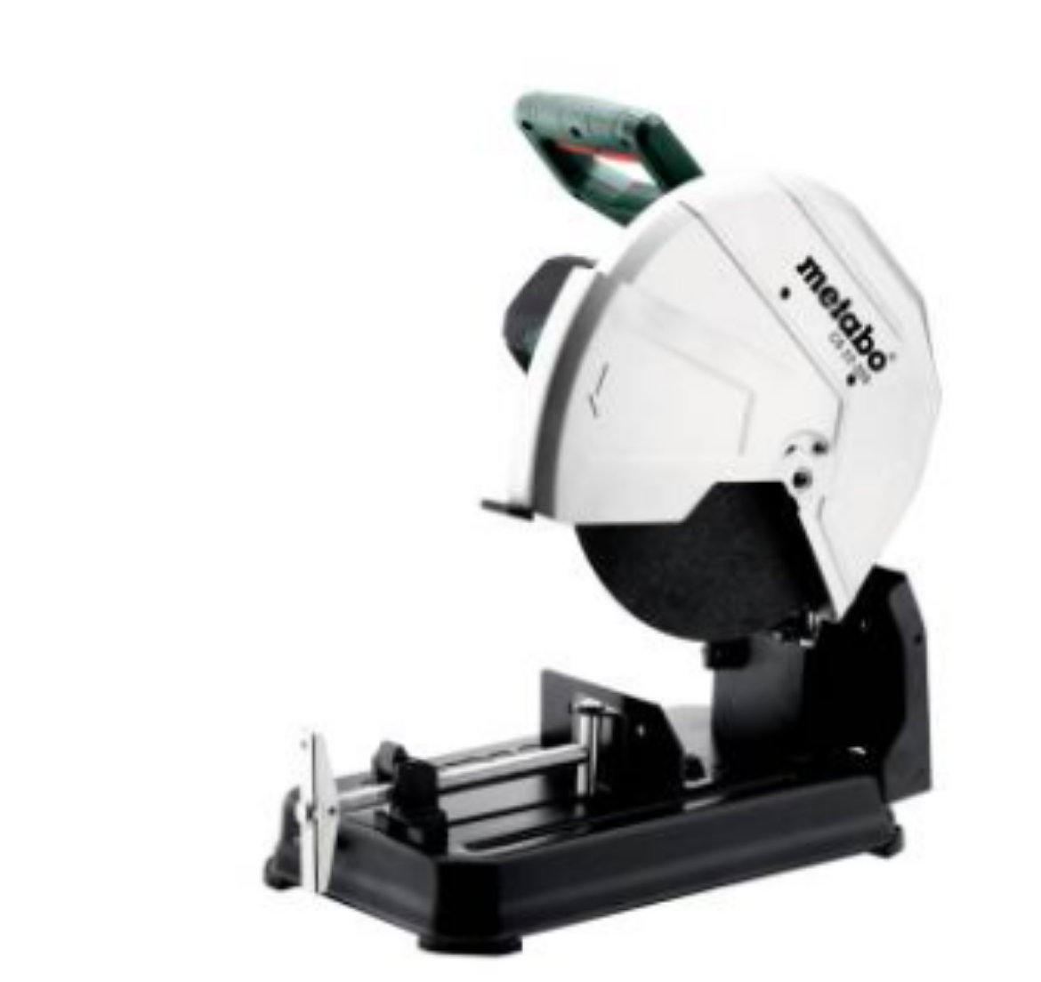 Picture of METABO Metal Drop/Cut Off Saw 355mm, 2300W, Spindle Lock, Quick Clamping, Variable Mitre 15º to 45º, Swivel Cutting Guard, Cutting Depth Limiter, Bonus Cutting Disc, CS 22-355