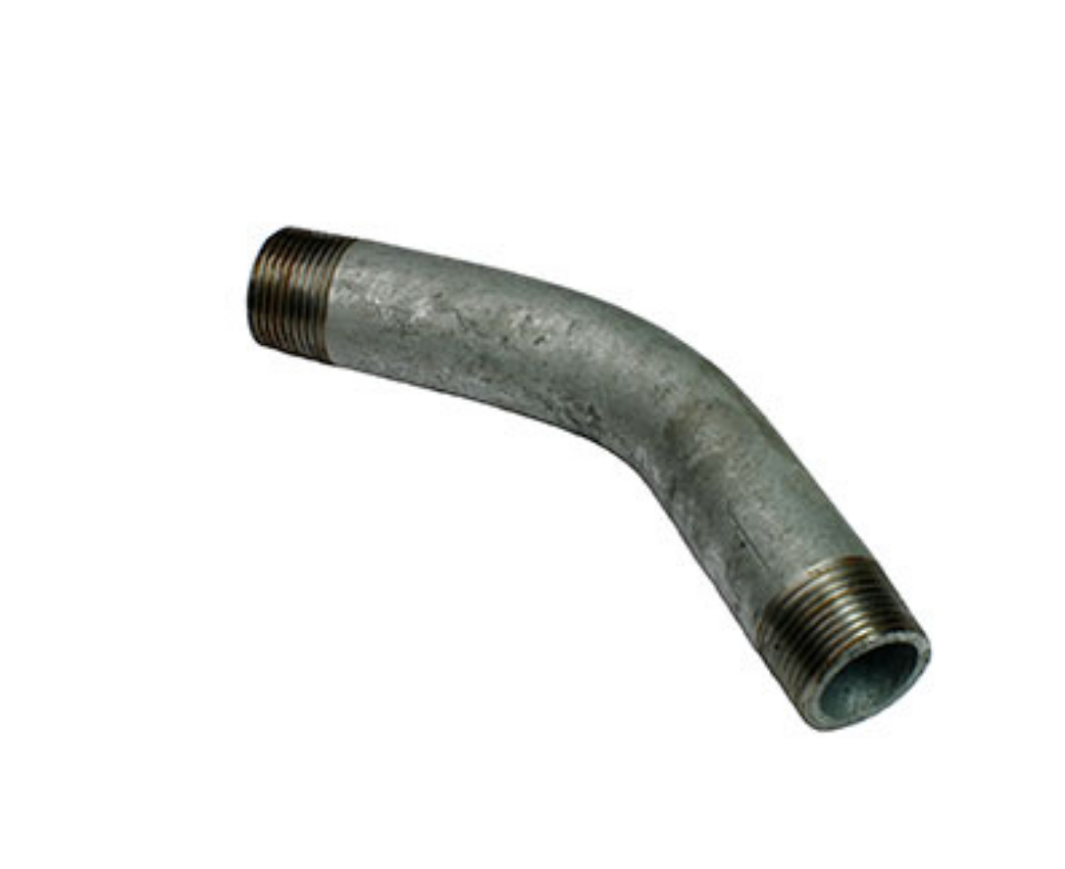 Picture of Bend/Elbow, Black Steel, 45deg, Swept, M/M, 1 1/2" BSP