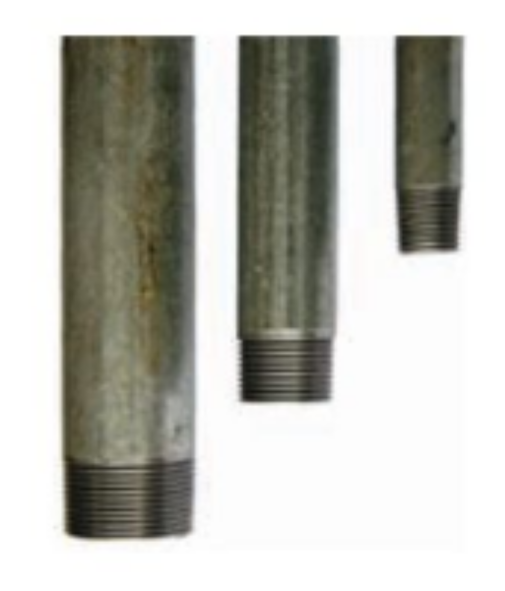 Picture of Gal Pipe Piece/Riser, 1/2" BSPTx 150mm/6" Long