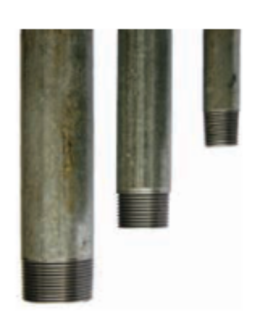 Picture of Gal Pipe Piece/Riser, 3" BSPT x 200mm/8" Long