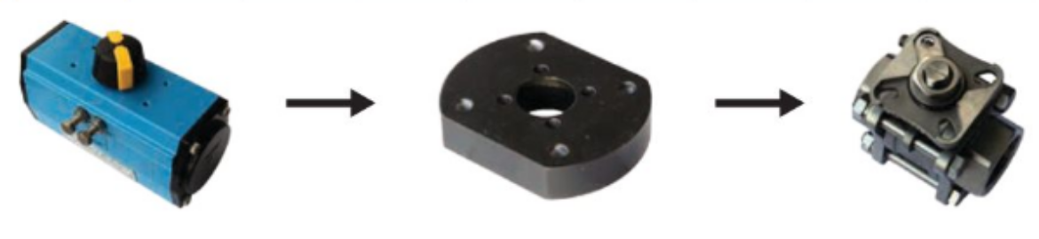Picture of Mounting Kit to suit 2", 2 1/2" & 3" B/Fly Valve (Double Acting)