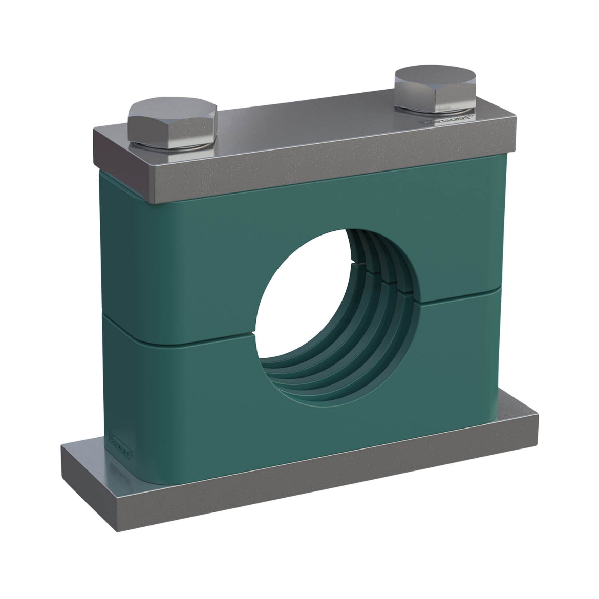 Picture of Pipe Clamp, Single 60.3mm, Heavy Duty, C/W Top Plate & Hex Bolt