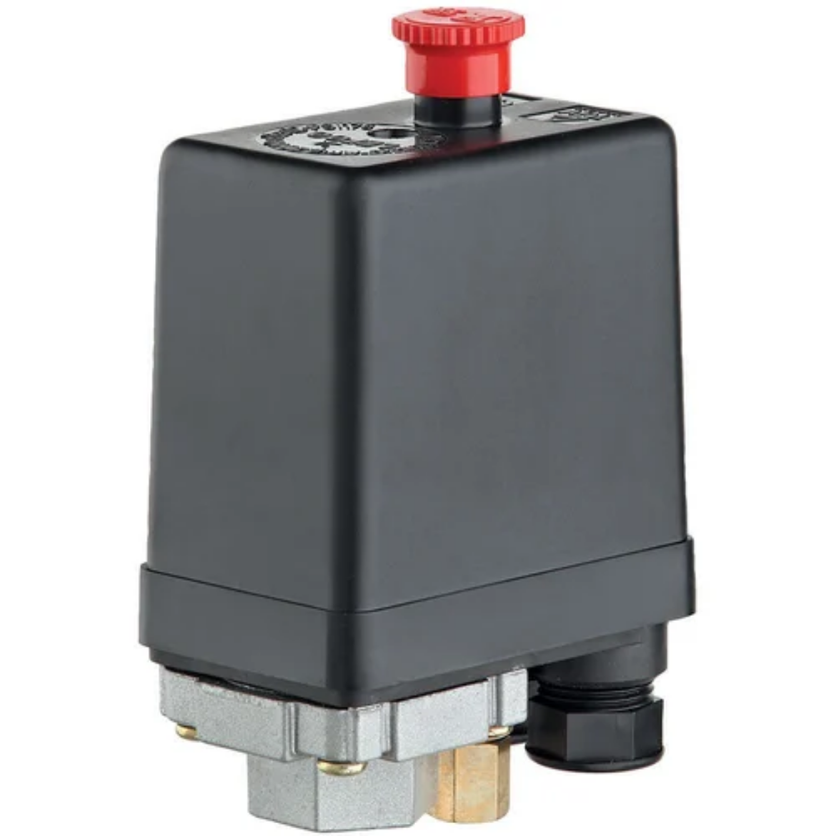 Picture of Pressure Switch, Nema, 1/4" BSP, Cut in 6 bar, Cut out 8 Bar, Brass Compression