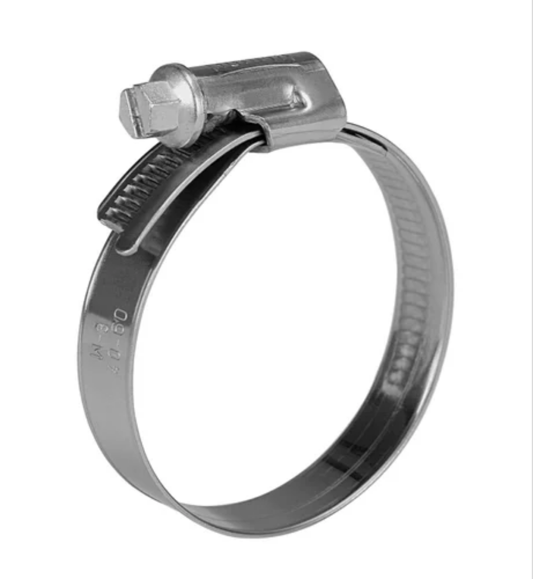 Picture of Clamp, Worm Drive, 80-100mm, Stainless Steel W4, Solid Band, 10 Per Box