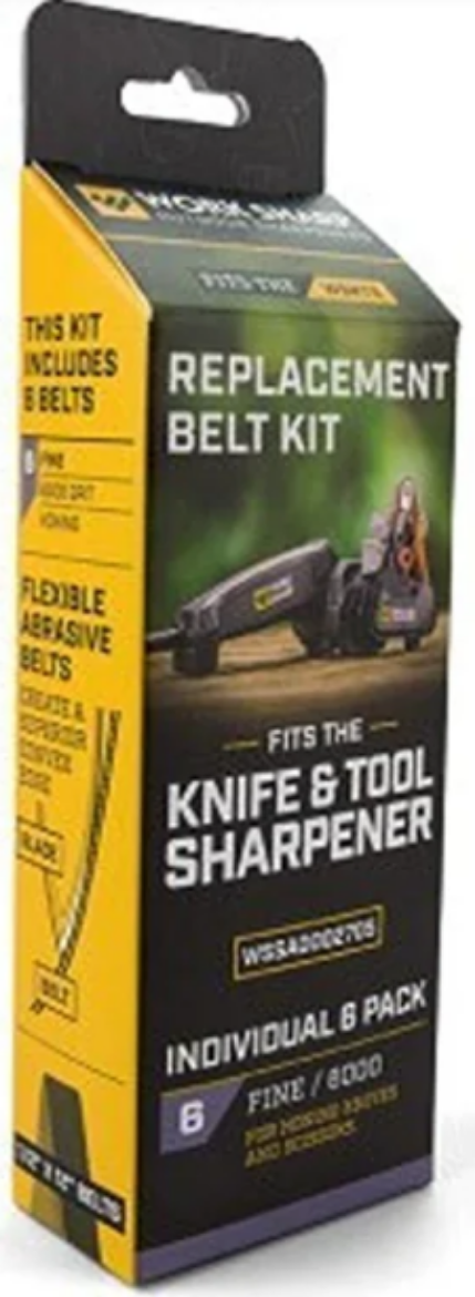 Picture of WORKSHARP REPLACEMENT BELT PACK, 6PCE 220 GRIT, TO SUIT WSKTS (BROWN)