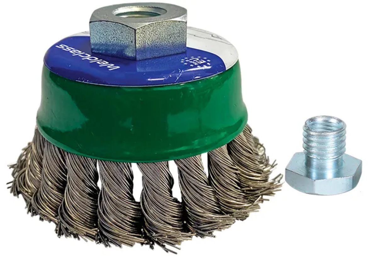 Picture of Wire Cup Brush, 75mm M14x2/M10x1.5 Stainless, Max RPM 14,000