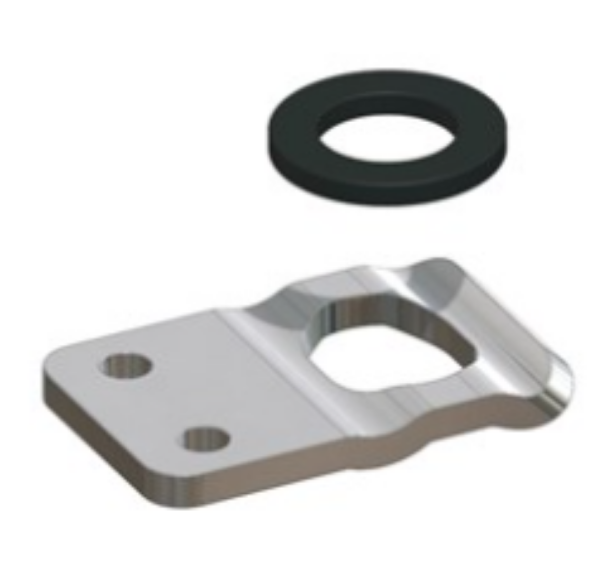 Picture of Catch Plate & Rubber Washer, suit Antiluce Fastener
