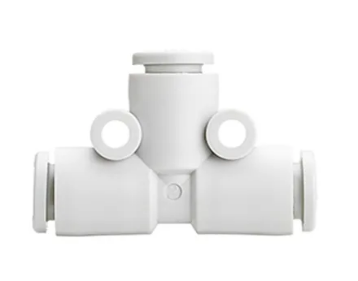 Picture of Male Branch Tee, Nylon/Brass Push Fit, 1/2" x 1/4" BSP