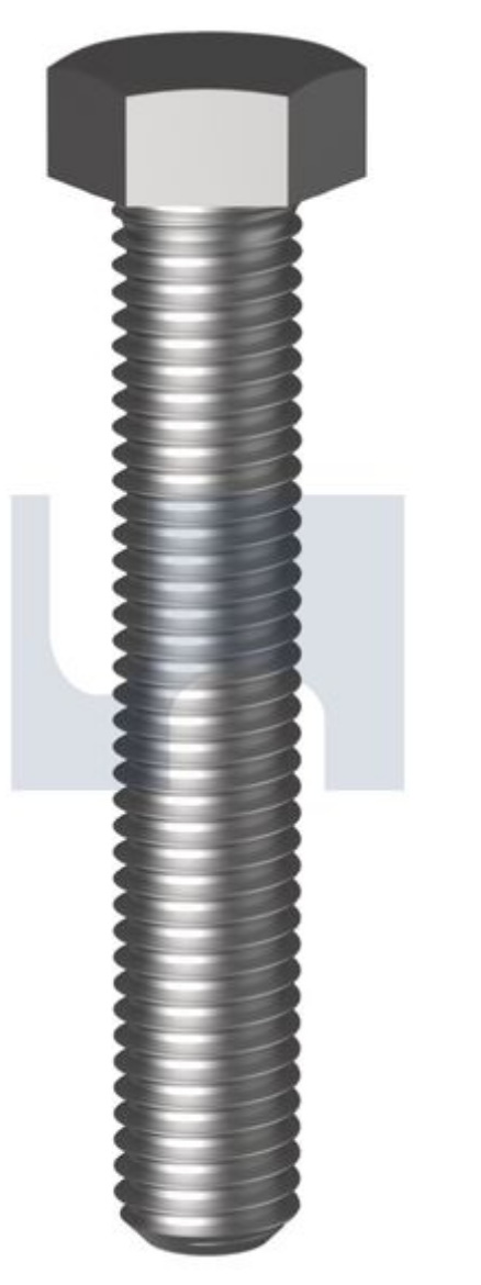 Picture of Set Screw, Metric, 12 x 45mm, Hex Head, Class 10.9, Zinc Plated