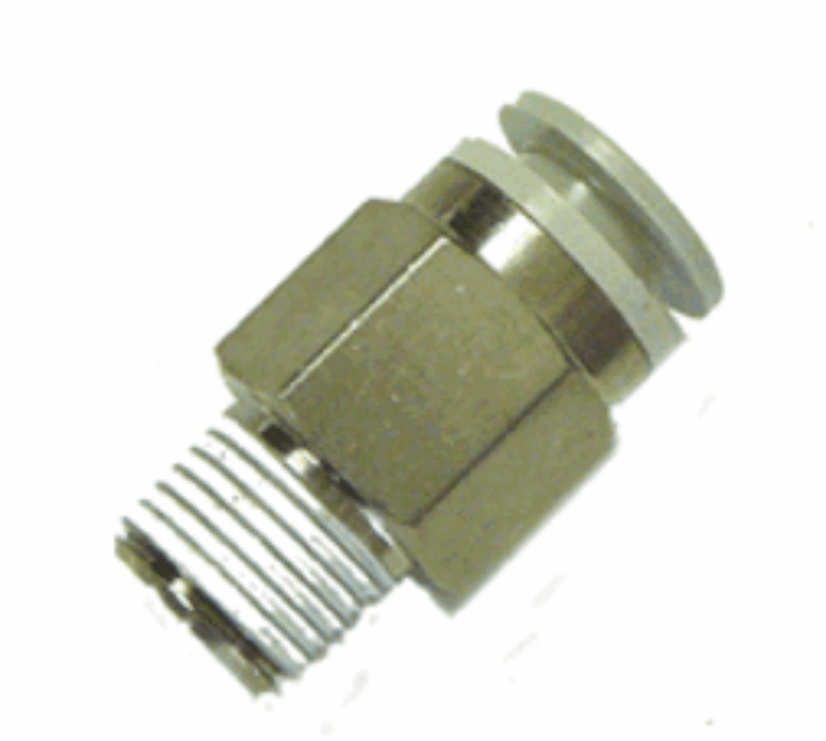 Picture of Male Connector, Nylon/Brass Push Fit, 12mm x 1/2" BSP
