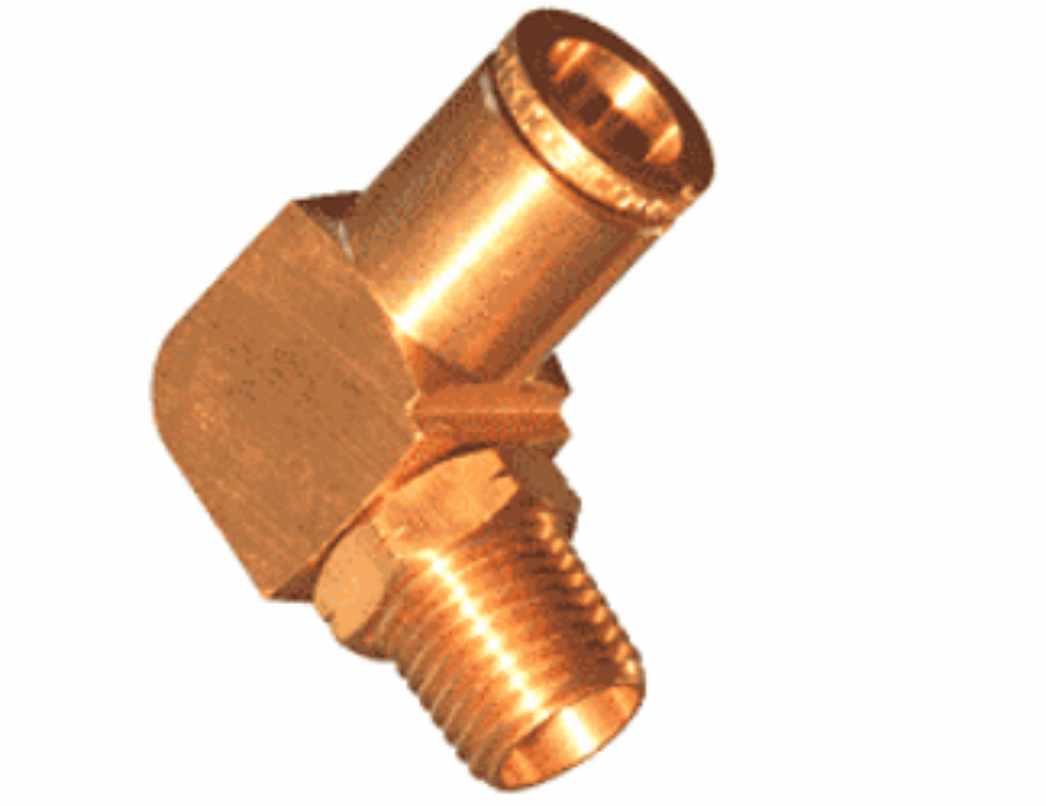 Picture of Male Elbow, 90deg, A/B Quick Fit, M6 X M12-1.5, Swivel