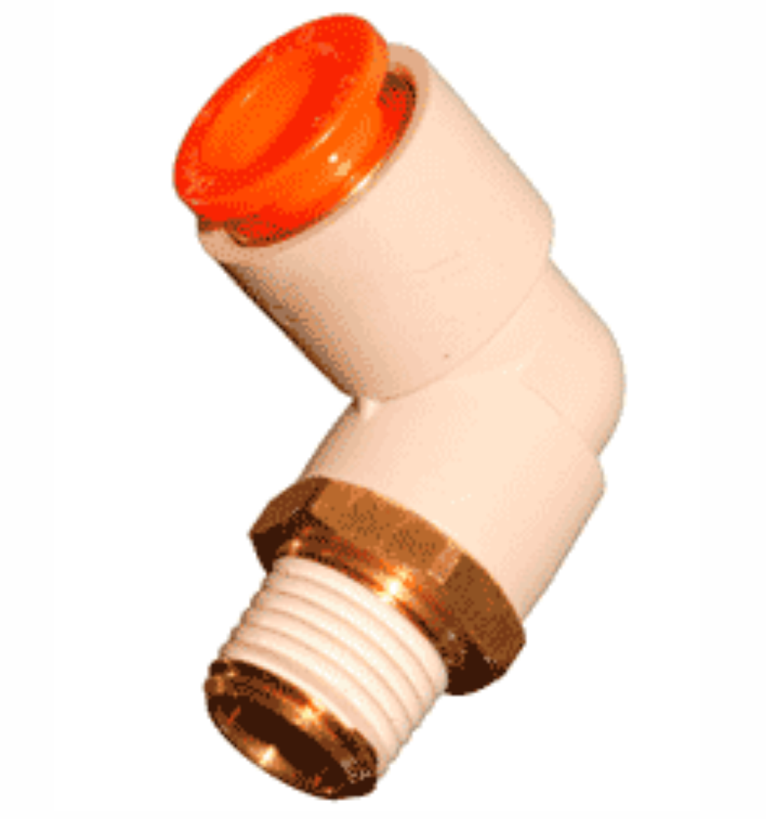 Picture of Male Elbow, Nylon/Brass Push Fit, 5/16" x 1/4" BSP