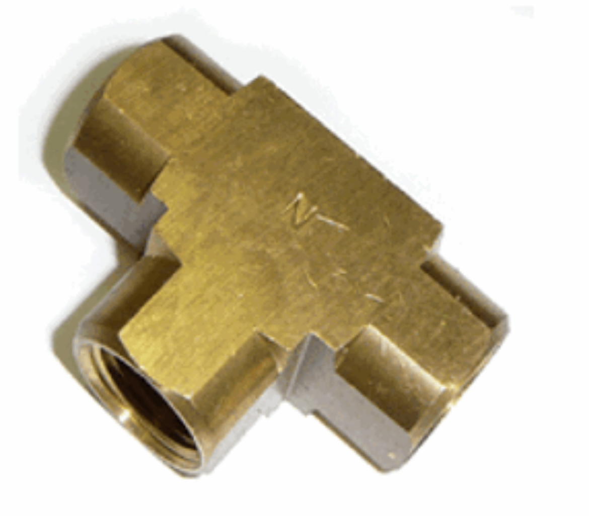 Picture of Tee, Brass, 3/8" NPT