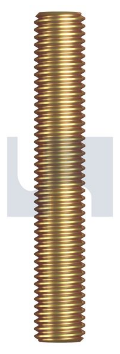 Picture of Threaded Rod, High Tensile, Sampson, Class 8.8, M10 x 1mtr, Zinc Yellow
