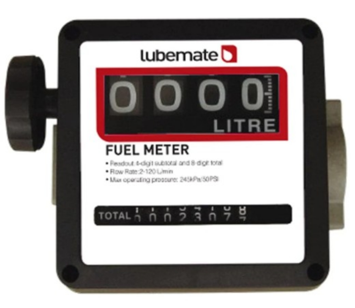 Picture of Fuel Meter, Diesel, Mechanical, 1" BSP, Flow range: 20–120LPM, Maxi operating pressure: 49psi (3.5bar)