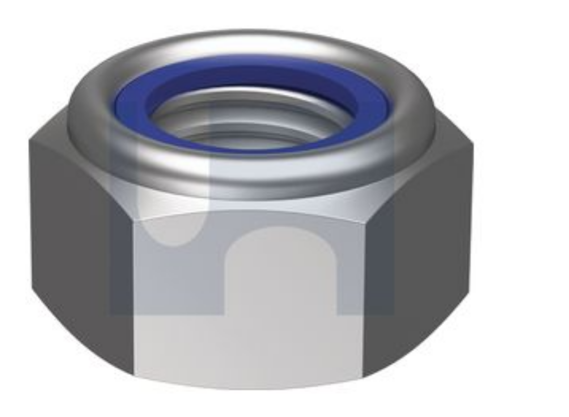 Picture of Nut, UNC, 3/8", Nyloc, Stainless 304