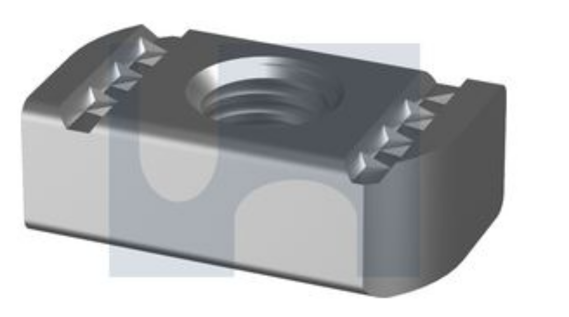 Picture of ZINC STRUT NUT NO SPRING: M16 (SIMILAR TO UNISTRUT/CHANNEL NUT)