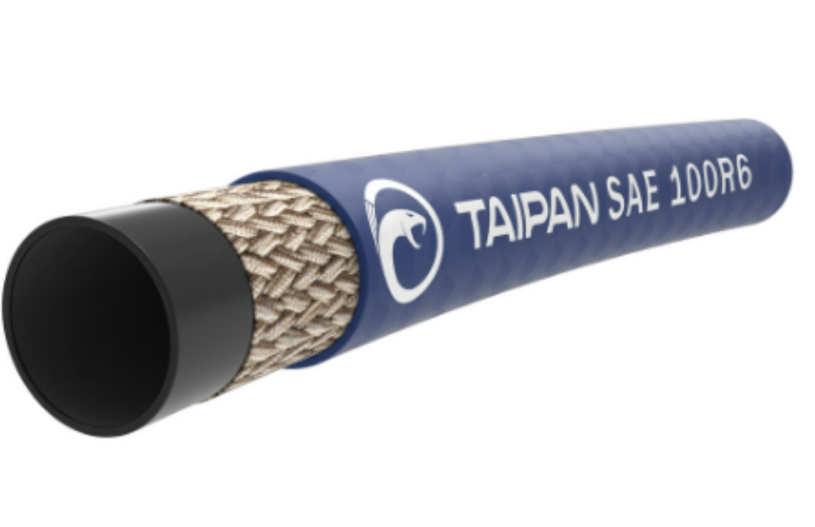 Picture of HIGH TEMP PUSHLOCK HOSE 5/16 400PSI, Blue Cover, Oil/Air/Diesel/Water Delivery
