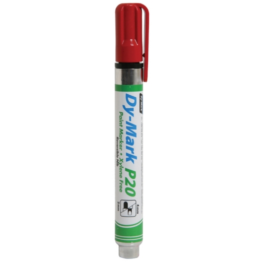 Picture of Paint Marker, P20, Red, Reversible Bullet/Chisel Tip