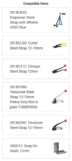 Picture of Steel Strapping, 12mm x 200mtr x 0.5mm
