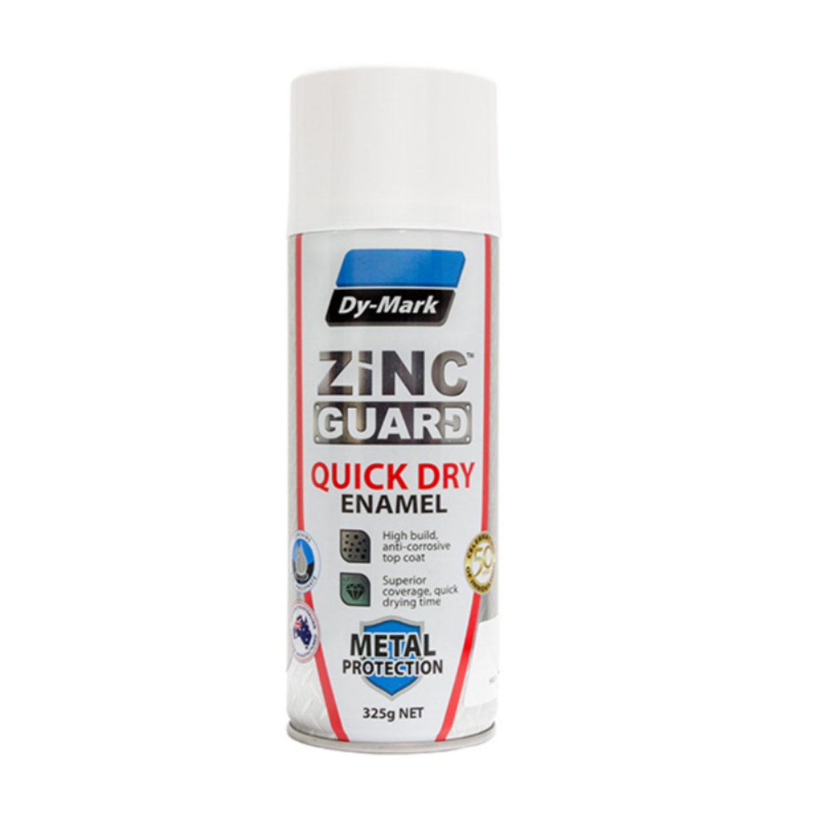 Picture of Zinc Guard, Gloss White, Quick Dry Enamel, 325g Aerosol