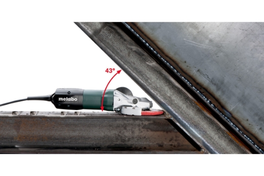 Picture of METABO Grinder, 5"/125mm Flat-Head , 900W,  Quick Locking Nut, Restart Protection, Soft Start, Overload Protection, Electronic Safety Shut Down, WEF 9-125 PLUS