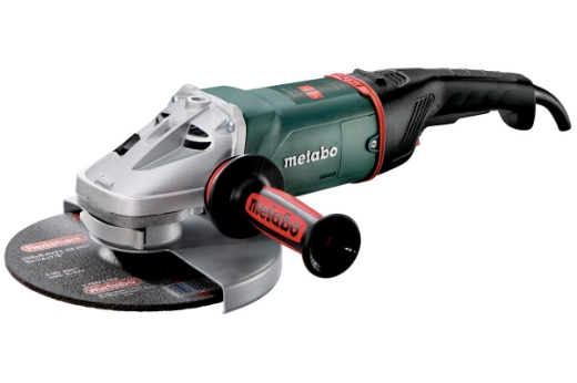 Picture of METABO Grinder, 9"/230 mm, 2400W, 3-position Side Handle, Rotatable Rear Handle, W 24-230 MVT