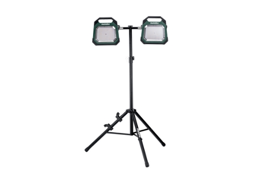 Picture of METABO Site Light Tripod, Double Bracket, Working Height 1.1-1.8mtrs, M8 Connecting Thread, Takes 1 or 2 lights