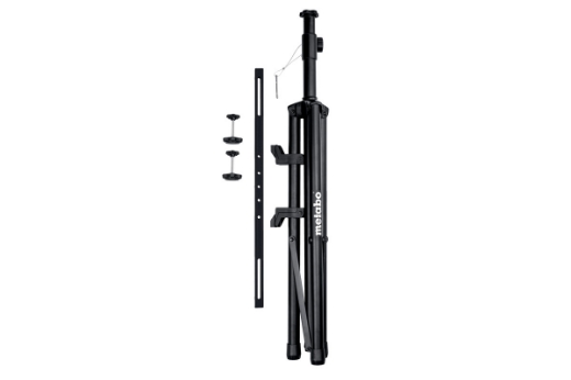Picture of METABO Site Light Tripod, Double Bracket, Working Height 1.1-1.8mtrs, M8 Connecting Thread, Takes 1 or 2 lights