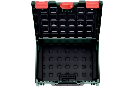 Picture of metaBOX 118 Organiser, Set consisting of 4 of each insertion boxes 1x1 H63 (52 mm x 52 mm x 63 mm); 5x insertion boxes 1x2 H63 (104 mm x 52
mm x 63 mm); 2x insertion boxes 2x2 H63 (104 mm x 104 mm x 63 mm); 1x insertion boxes 2x3 H63 (157 mm x 104 mm x
63 mm)