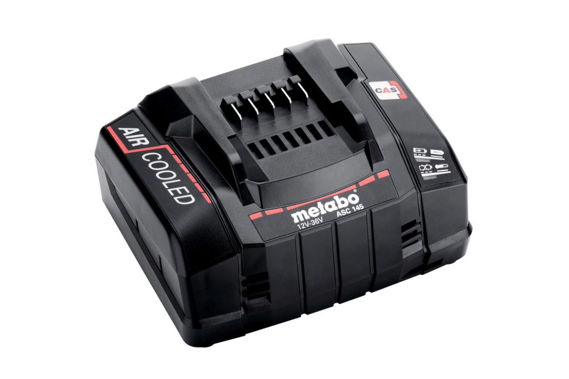 Picture of METABO Charger, Super-Fast, 12V-36V, ASC 145 Air-cooled Slide-on Battery Pack (8A)