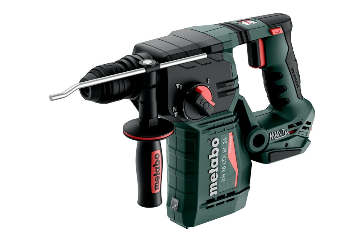 Picture of METABO Rotary Hammer Drill, 18V BL, 3 Mode, 2.2J (EPTA), 24mm, KH 18 LTX BL 24 - SKIN ONLY