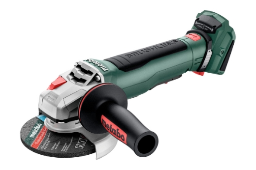 Picture of METABO 18 V BRUSHLESS 125 mm Angle Grinder with Paddle Switch, Brake & Quick Locking Nut. Equivalent 1100 W - SKIN ONLY 
WPB 18 LT BL 11-125 Quick