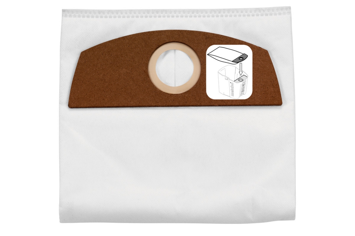 Picture of 5 fleece filter vacuum bags - 6 l, AS 18 L PC Compact, Suitable forAS 18 HEPA PC Compact / AS 18 L PC Compact