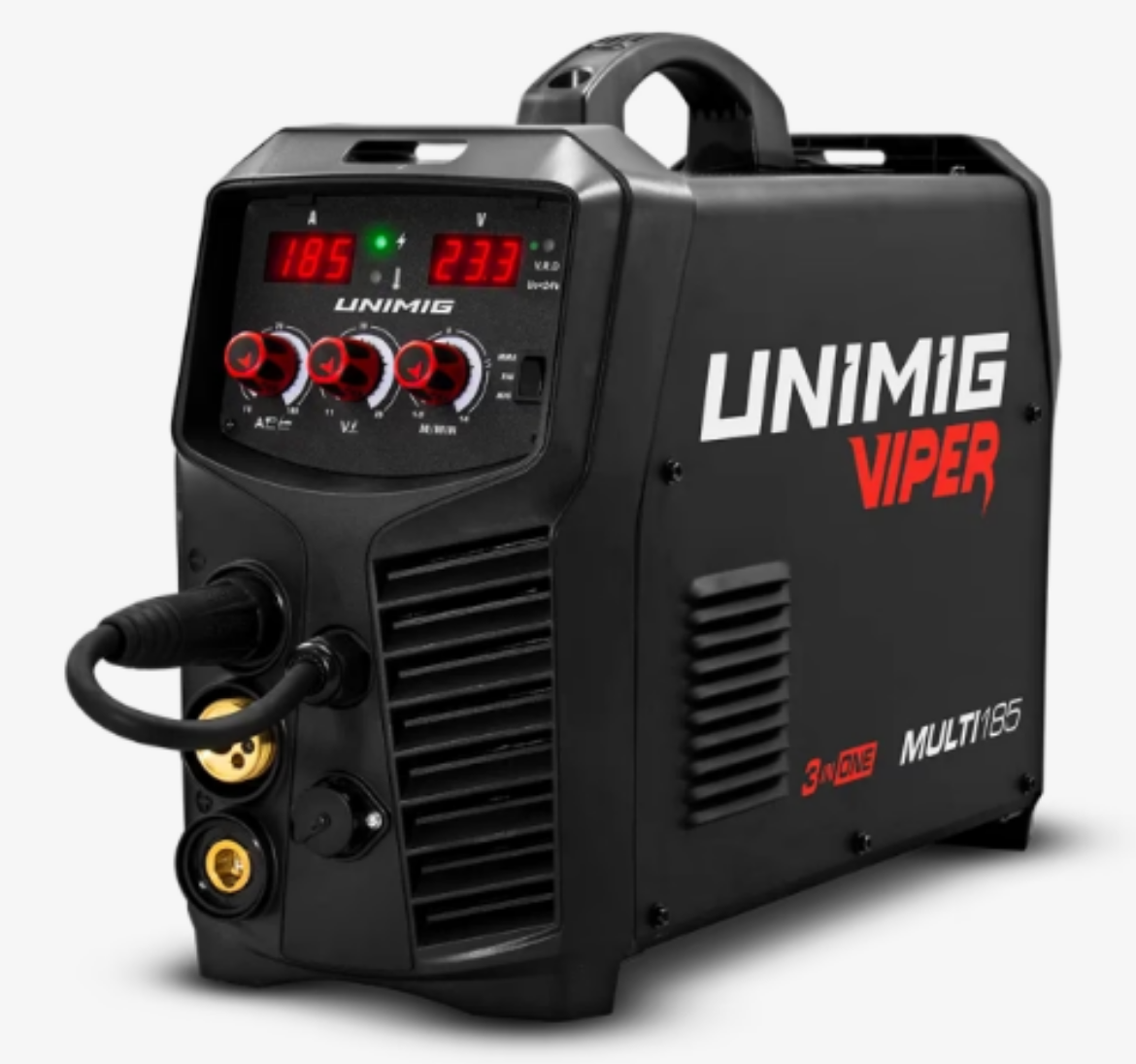 Picture of VIPER 185 MIG/TIG/STICK WELDER, 10AMP, SB15 BINZEL TORCH