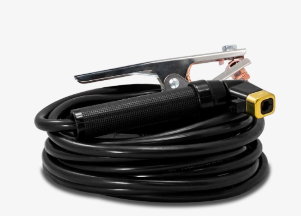 Picture of 4M ARC WELDING LEAD SET, DINSE CONNECTOR 10/25, CABLE THICKNESS 25MM