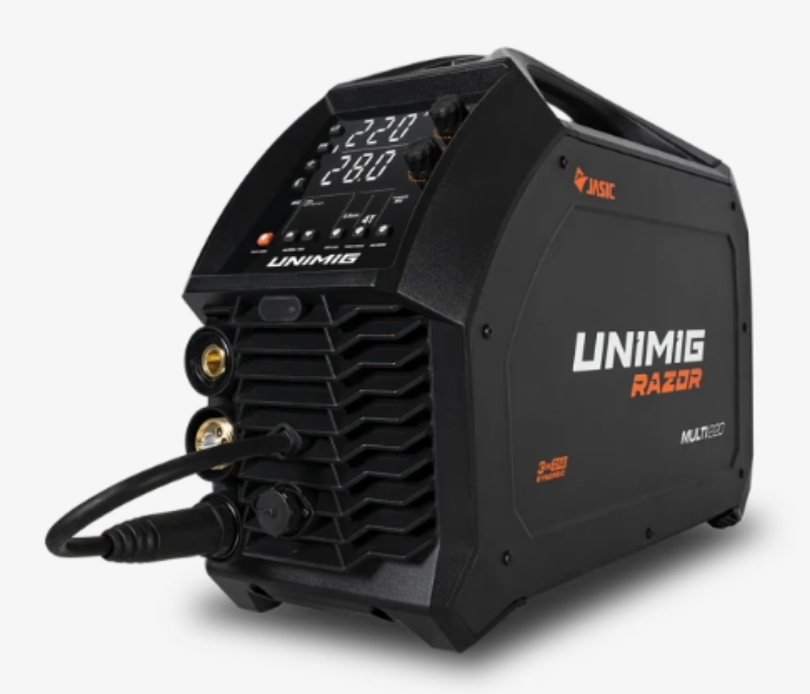Picture of RAZOR MULTI 220 MIG/TIG/STICK WELDER, 15AMP, M24 DIGITAL BINZEL TORCH
