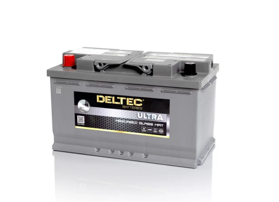 Picture of Deltec D31 12V 100Ah AGM Battery, Dual Post, Under Bonnet Rated, 100AH