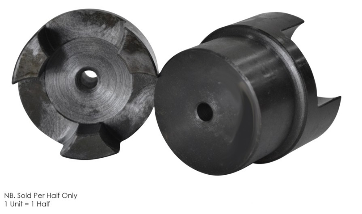 Picture of Curved Jaw Coupling GE19-1 Pilot Bore Stepped Half